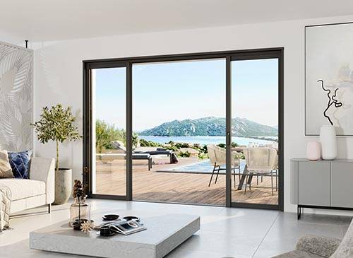 Achat et installation de baies vitrées coulissantes à galandage en aluminium à Ollioules dans le Var